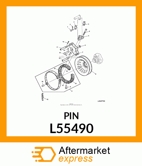 PIN L55490