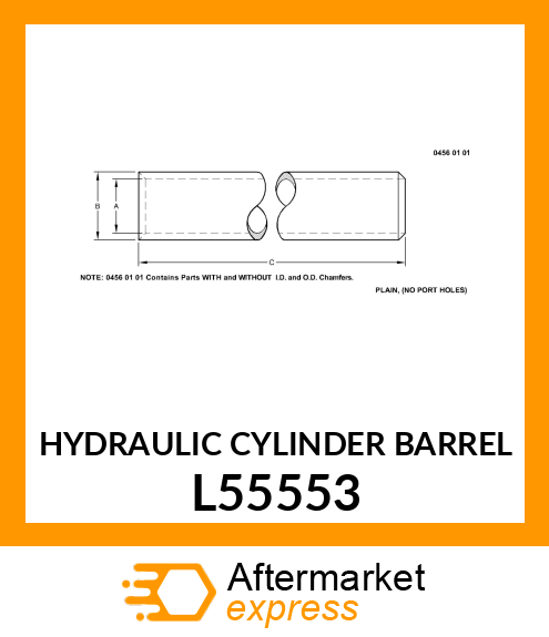 HYDRAULIC CYLINDER BARREL L55553