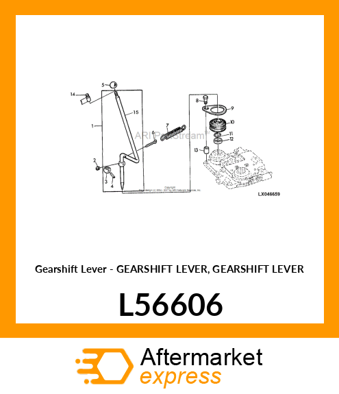 Gearshift Lever L56606