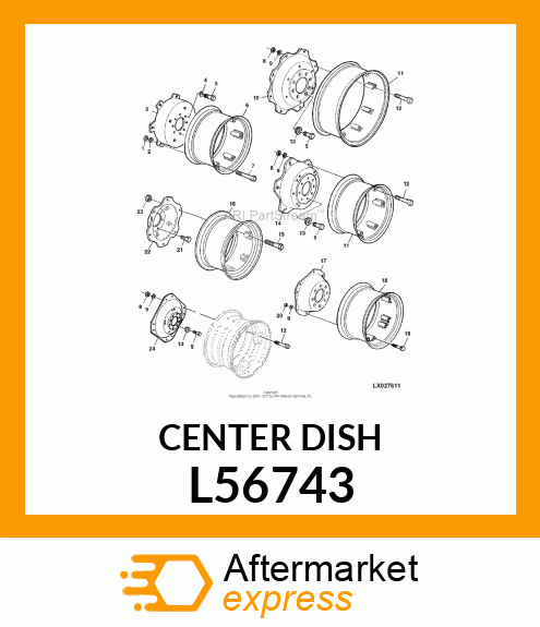 Wheel Center - Wheel Center L56743