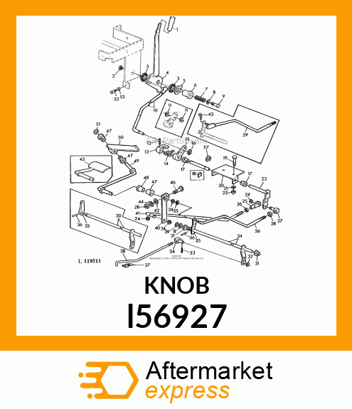 GRIP, HAND THROTTLE l56927