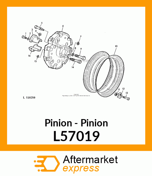 Pinion L57019