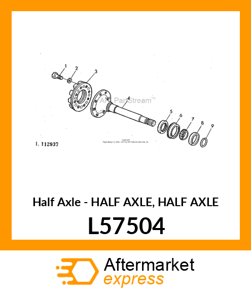 Half Axle L57504