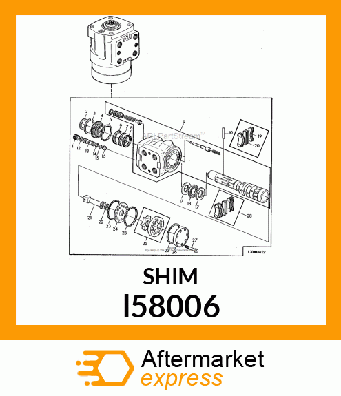 KIT, CENTERING SPRING l58006