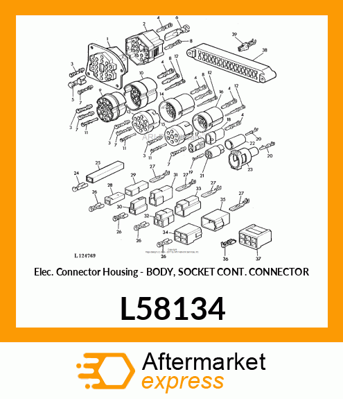 Elec Connector Housing L58134