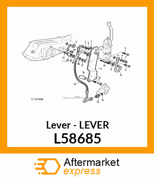 Lever L58685