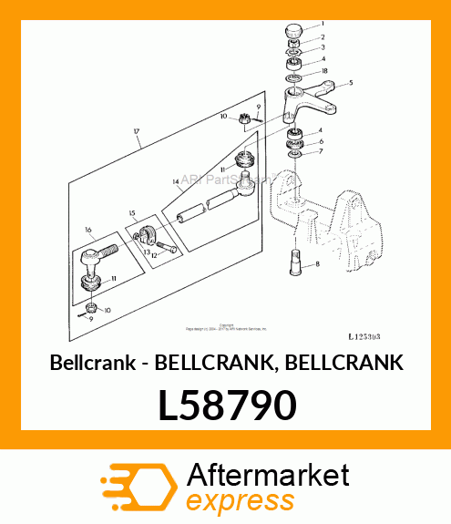 Bellcrank L58790