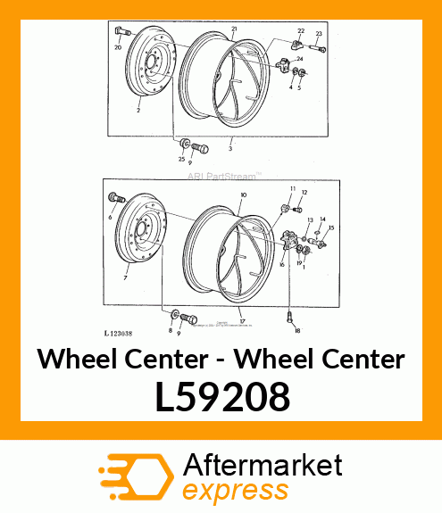 Wheel Center L59208