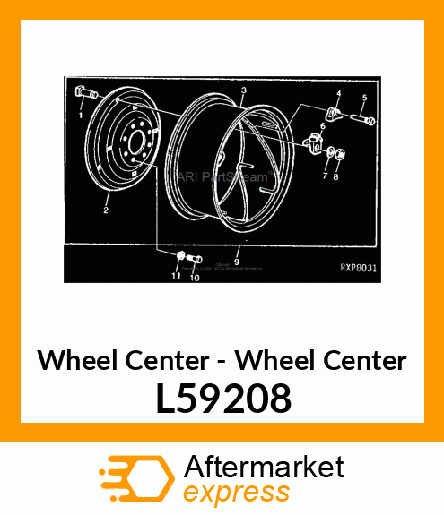 Wheel Center L59208