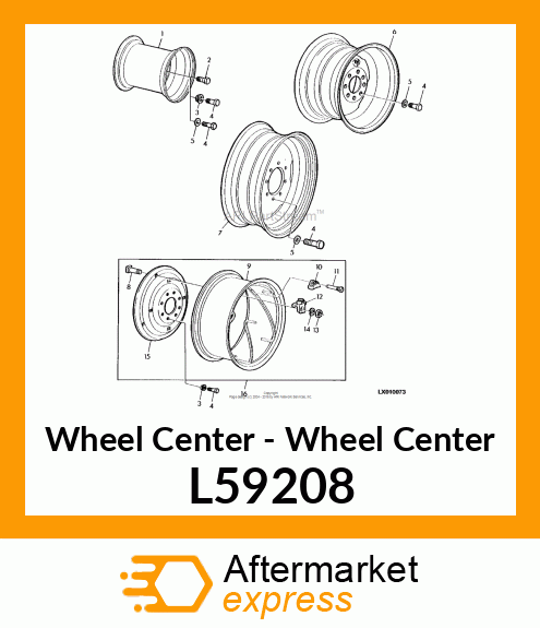 Wheel Center L59208