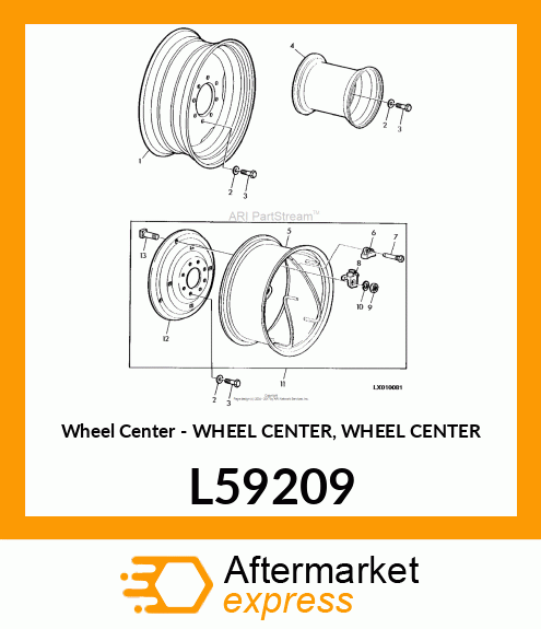 Wheel Center L59209