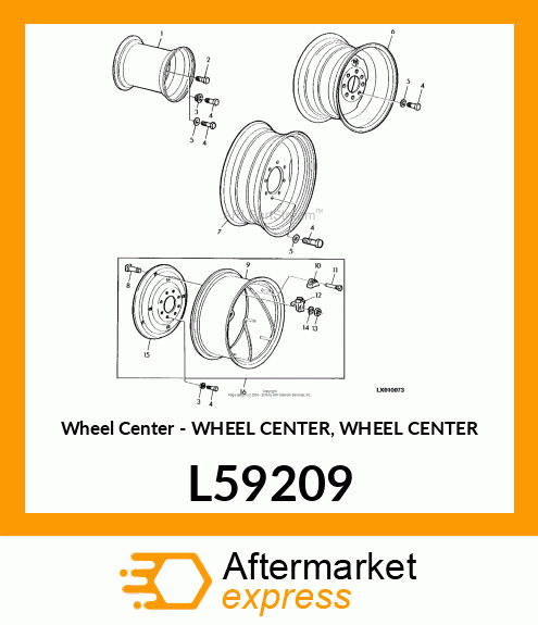 Wheel Center L59209