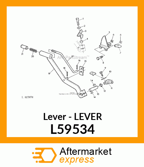 Lever L59534