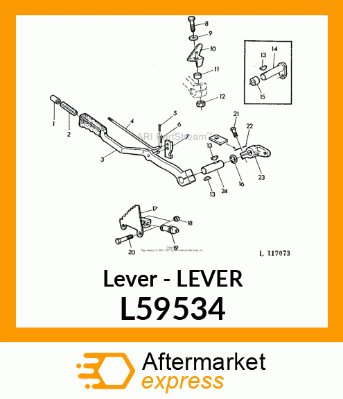 Lever L59534