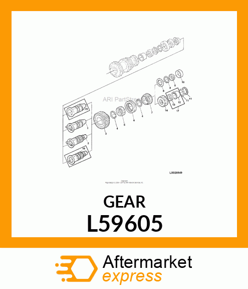 Gear L59605