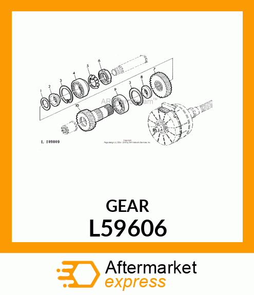 Gear L59606