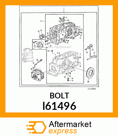 BOLT,PLACE l61496