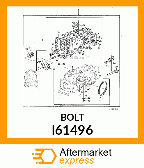 BOLT,PLACE l61496