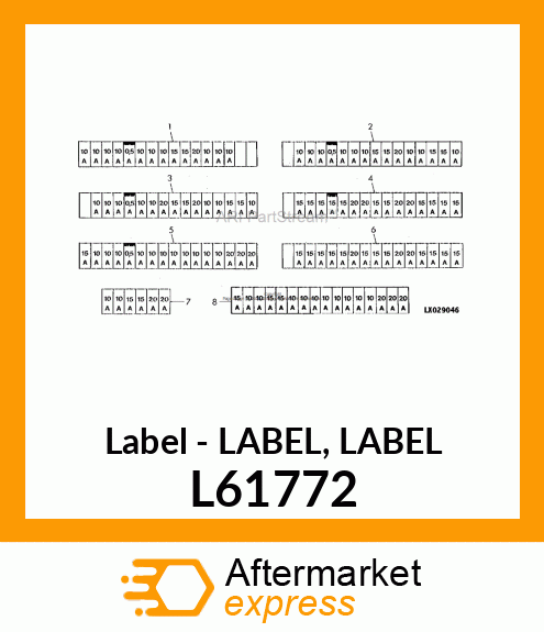 Label L61772