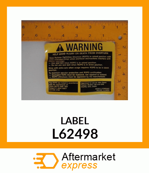 Label L62498