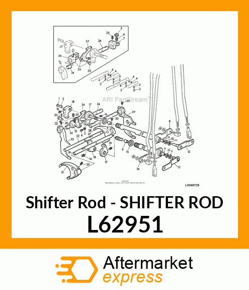 Shifter Rod L62951