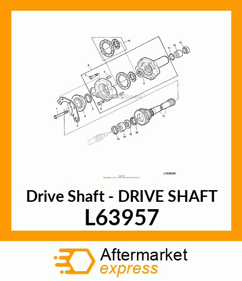 Drive Shaft - DRIVE SHAFT L63957