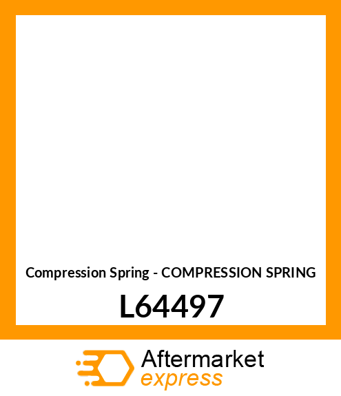 Compression Spring - COMPRESSION SPRING L64497