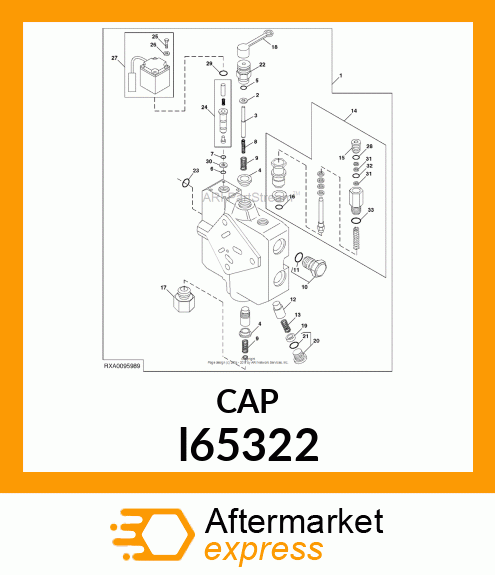 COVER, DUST l65322