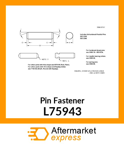 Pin Fastener L75943