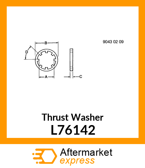 Thrust Washer L76142