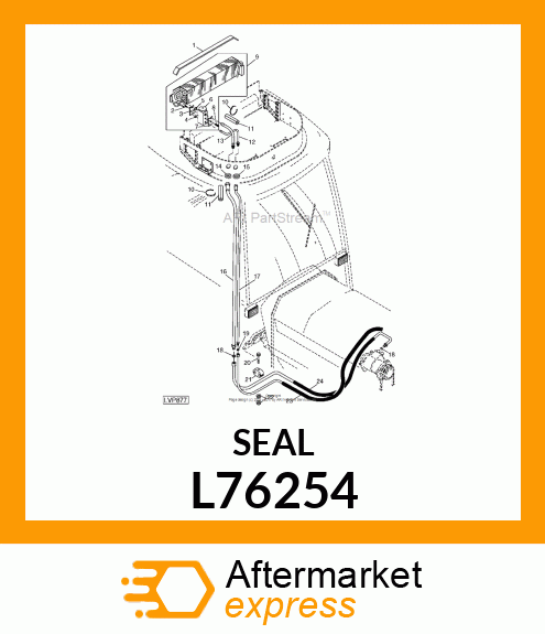 FOAM PAD 865X10X10 L76254