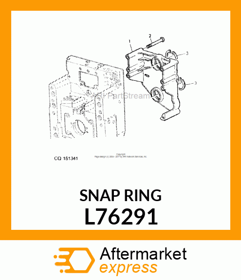 RING, SNAP 75X2,45 L76291