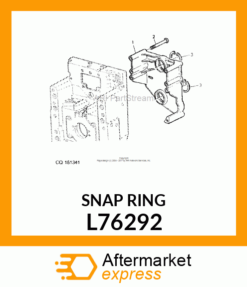 RING, SNAP 75X2,55 L76292