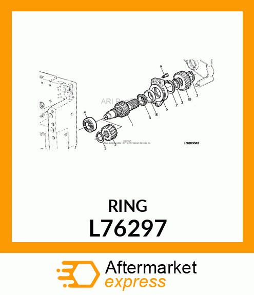 RING, SNAP 90X2,75 L76297