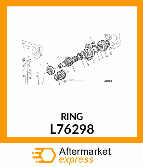 RING, SNAP 90X2,85 L76298