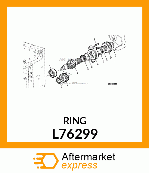 SNAP RING, RING, SNAP 90X2,95 L76299