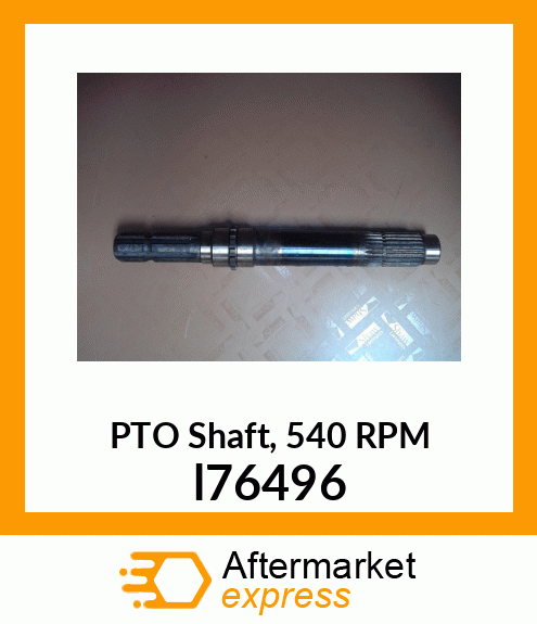 SHAFT, OUTPUT l76496