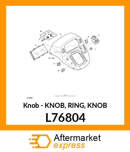 Knob - KNOB, RING, KNOB L76804