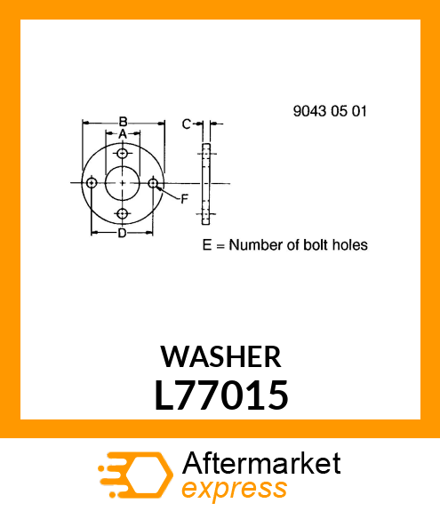 WASHER L77015