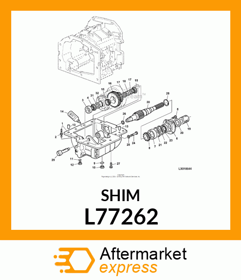 SHIM 0.05MM L77262