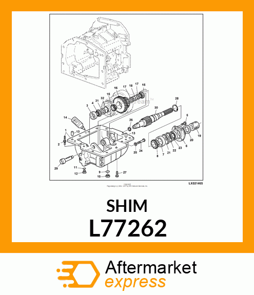 SHIM 0.05MM L77262