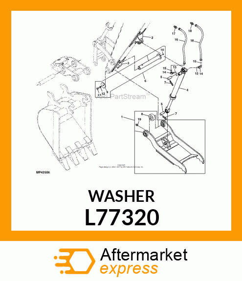 WASHER, WASHER 72X13X8 L77320