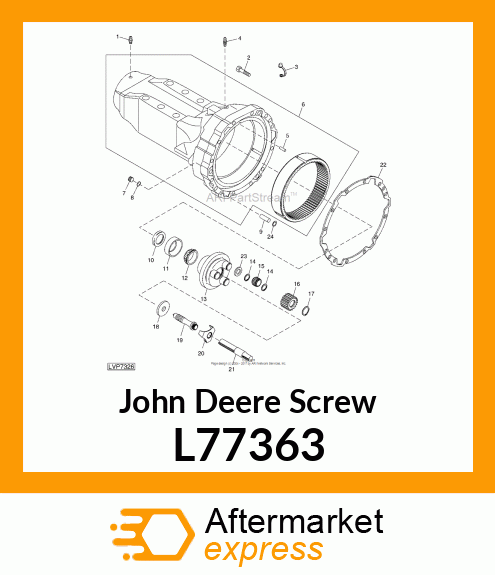 SCREW,SPECIAL W/FLANGE 12 POINT CAP L77363