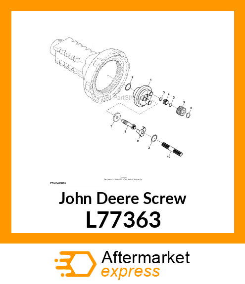 SCREW,SPECIAL W/FLANGE 12 POINT CAP L77363