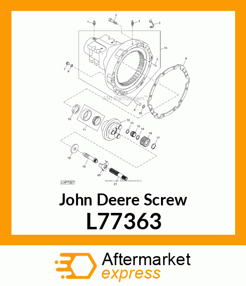 SCREW,SPECIAL W/FLANGE 12 POINT CAP L77363