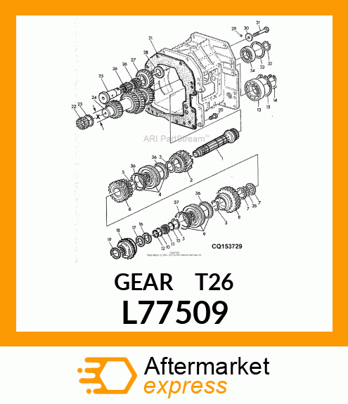 GEAR T=26 L77509