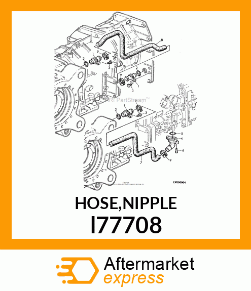 HOSE,NIPPLE l77708