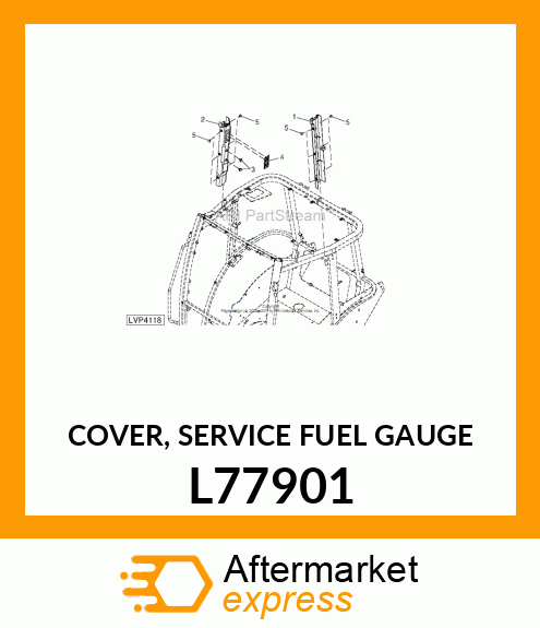 COVER, SERVICE FUEL GAUGE L77901