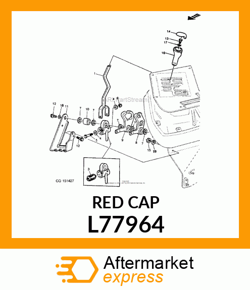 CAP, SHIFTER KNOB L77964