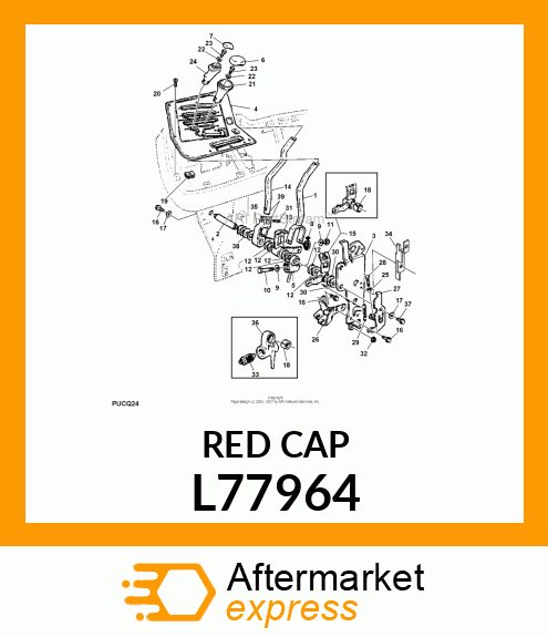 CAP, SHIFTER KNOB L77964